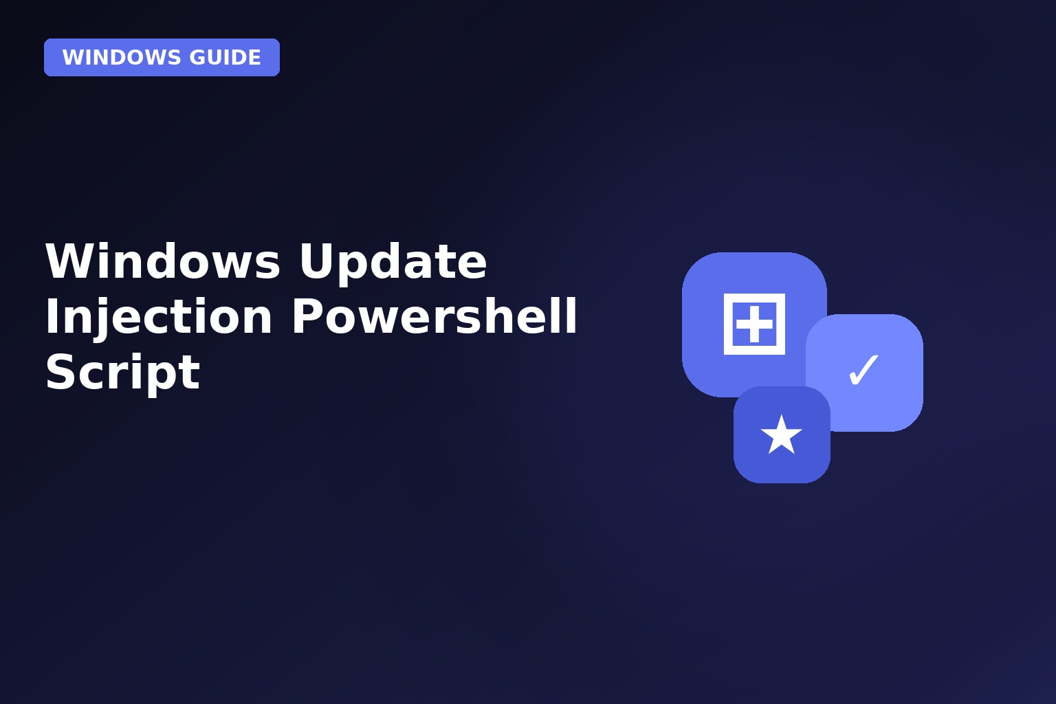 Windows Update Injection Powershell Script
