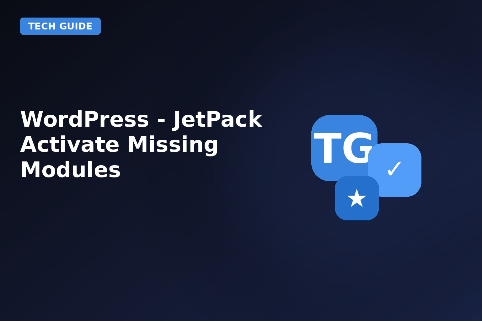 Wordpress Jetpack Activate Missing Modules