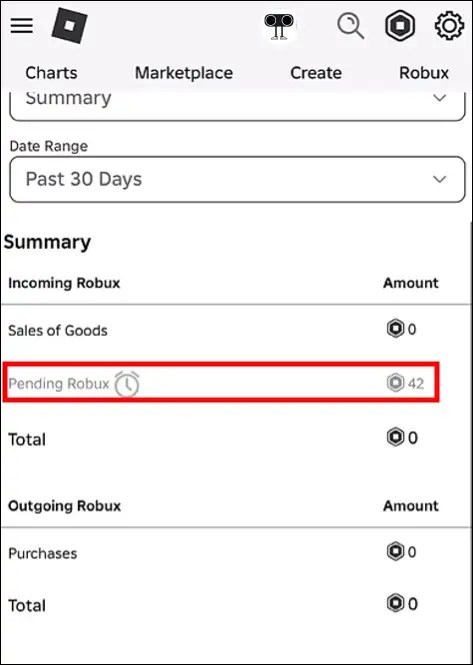 How To See Pending Robux In Roblox On Mobile And PC See Your Roblox Pending Robux Android 1.webp
