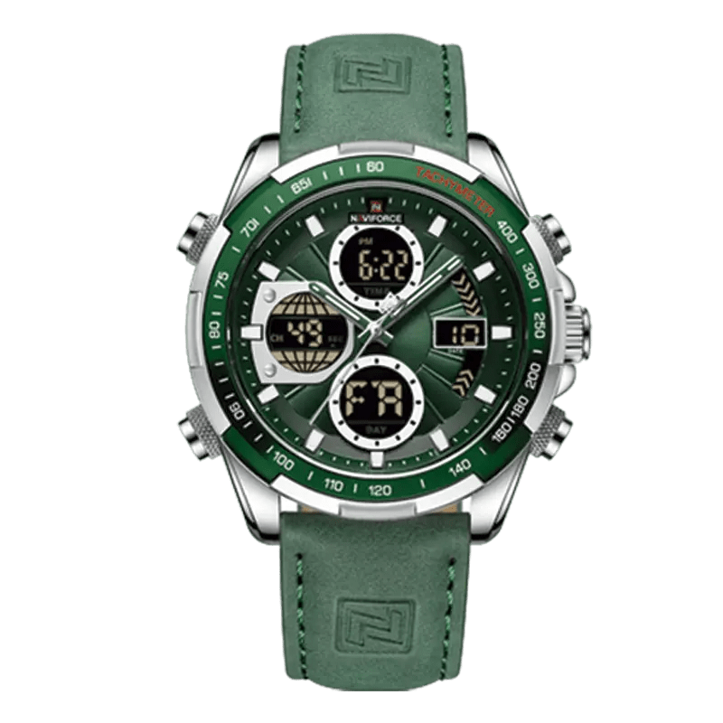 Relógio Militar NF 9197 Verde - NAVIFORCE
