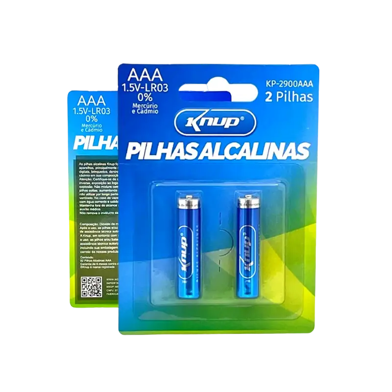 Pilhas Alcalinas Palito AAA KP2900 - KNUP