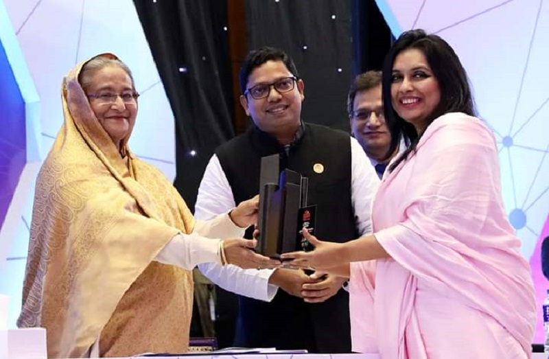 শ্রেষ্ঠ আইসিটি নারী উদ্যোক্তা পুরস্কার পেলেন মালিহা এম কাদির