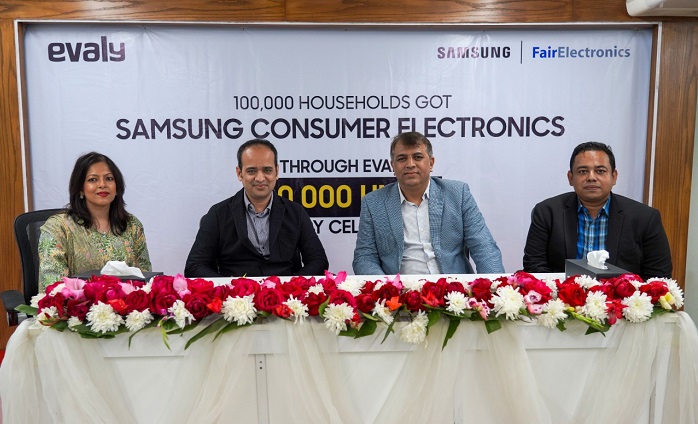 এক লাখ পরিবারে স্যামসাং পণ্য পৌঁছে দিল ইভ্যালি