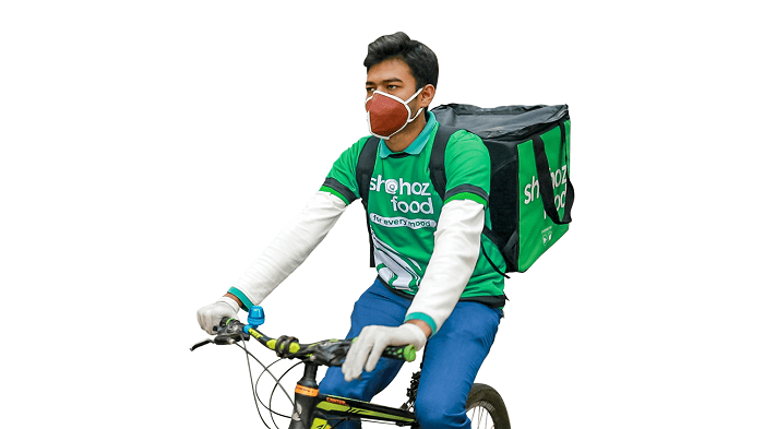 মে দিবসে ফ্রন্টলাইনার ফুড ডেলিভারিম্যানদের সম্মান জানালো সহজ