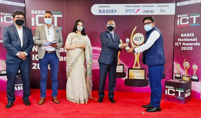 দুইটি ক্যাটাগরিতে “বেসিস ন্যাশনাল আইসিটি অ্যাওয়ার্ড ২০২০” পেল সিনেসিস আইটি