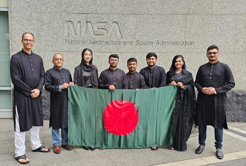 নাসার প্রোগ্রামে বিশ্বজয়ী বাংলাদেশী দলের অংশগ্রহণ