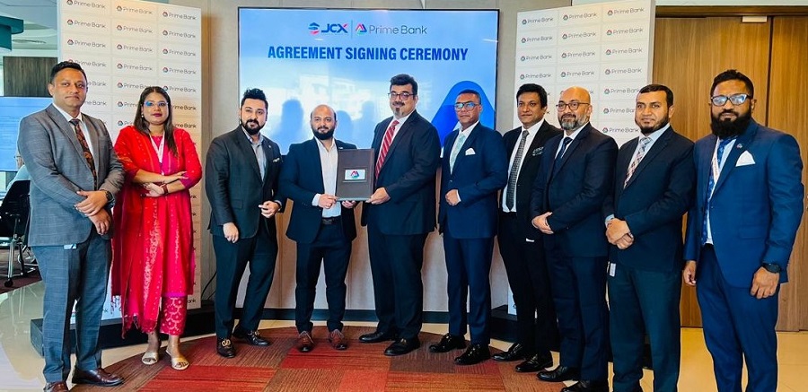 গ্রাহকদের প্রিমিয়াম আবাসন সল্যুশন দিতে প্রাইম ব্যাংক ও জেসিএক্স ডেভলপমেন্টের চুক্তি স্বাক্ষর