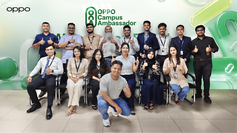১৫ বিশ্ববিদ্যালয়ের ১৫ শিক্ষার্থীকে ক্যাম্পাস অ্যাম্বাসেডর করল অপো