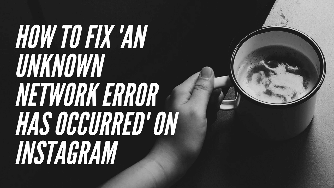 an unknown network error has occurred