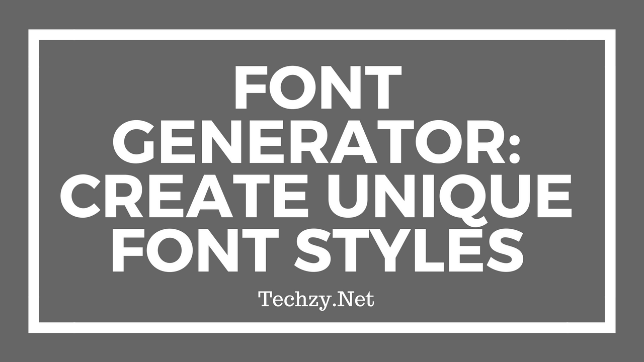 font generator