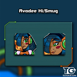 teckgeck animated emotes twitch twitch.tv Avadee commissions commission GIF