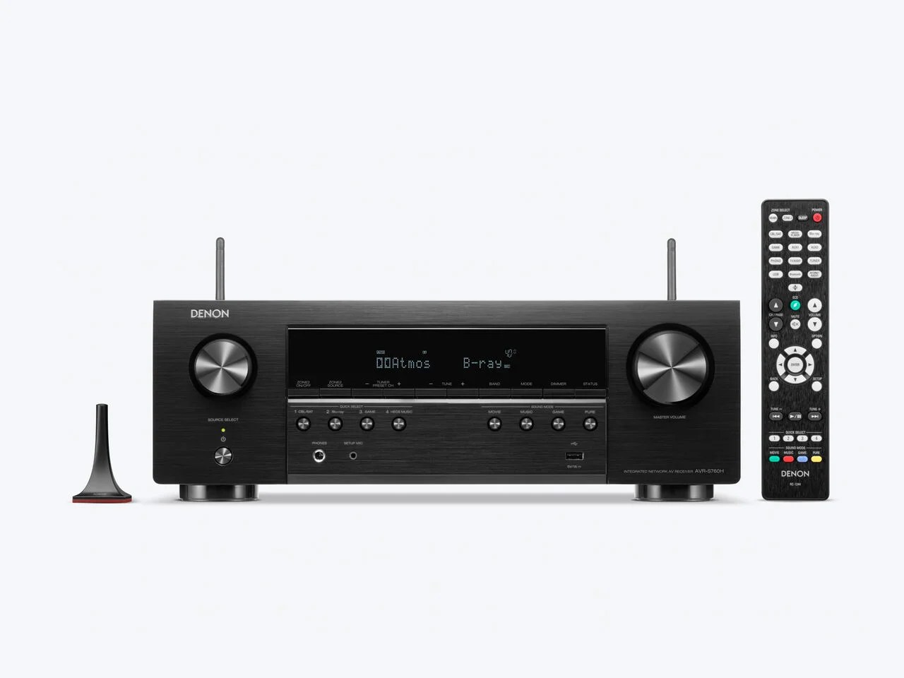 Denon AVR-S760H 7.2ch 8K AV Receiver with Voice Control and HEOS® Built-in