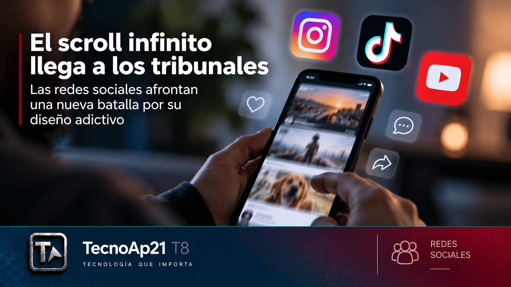 El scroll infinito llega a los tribunales: las redes sociales afrontan una nueva batalla por su diseño adictivo