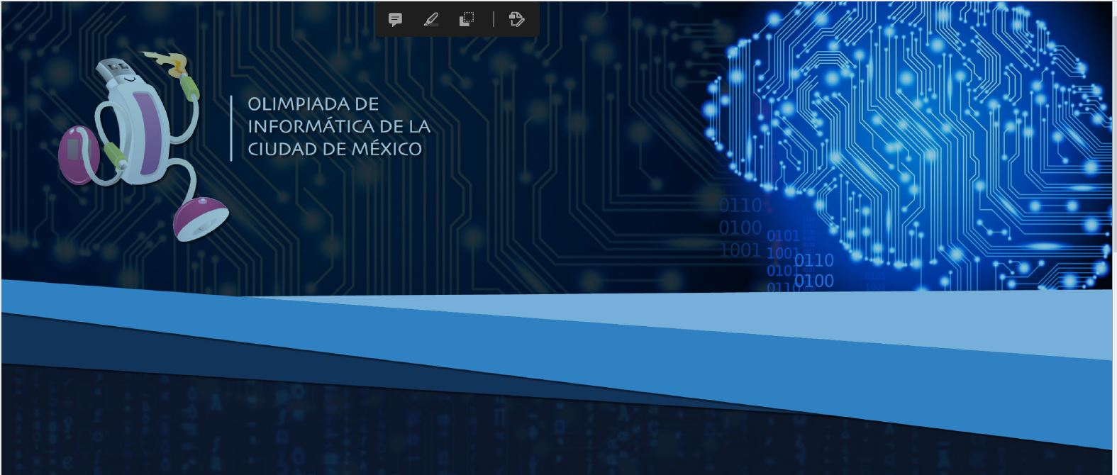 Invitación a participar en la Olimpiada de informática CDMX y Estado de