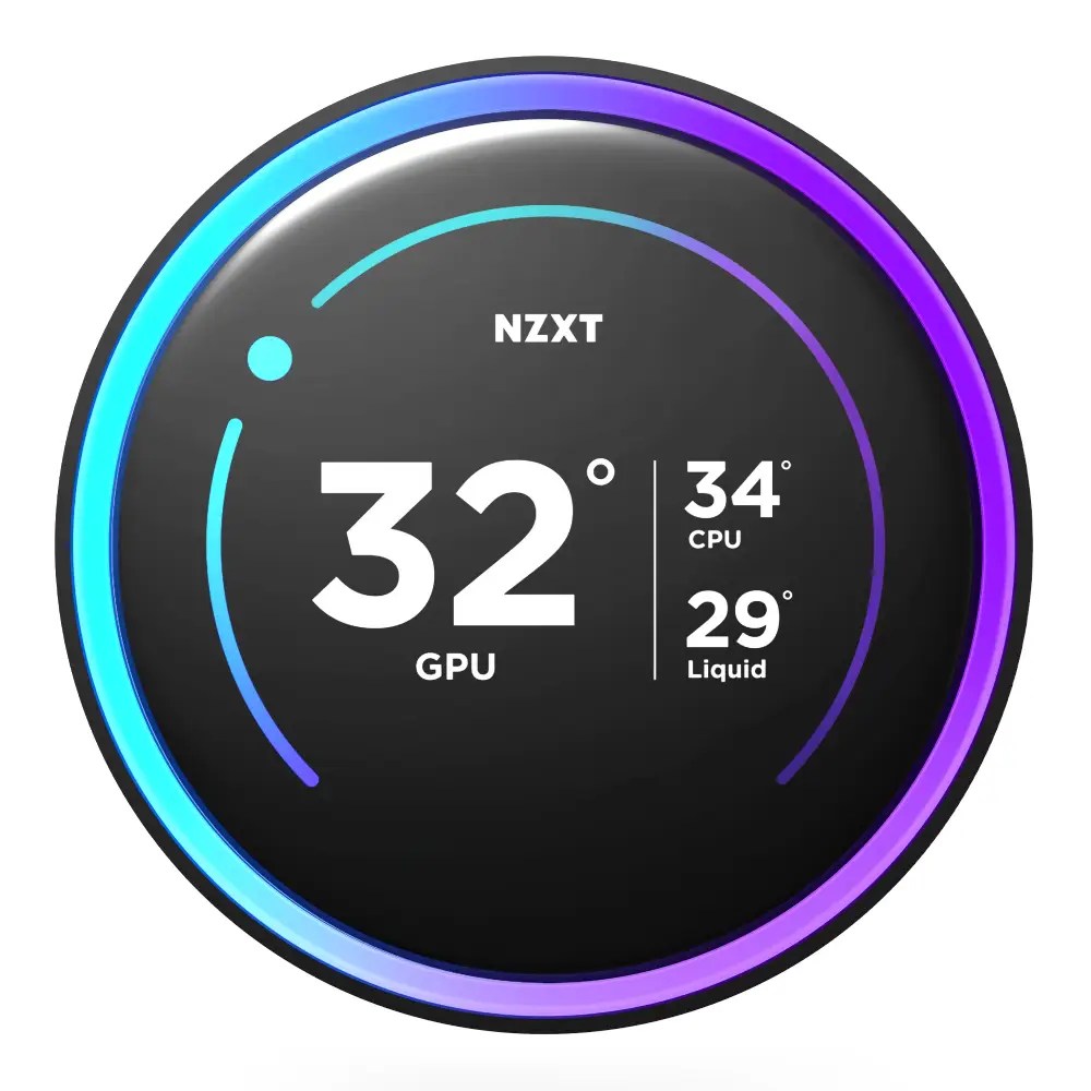 NZXT Kraken Core 240 RGB Enfriamiento Líquido para CPU, 2x 120mm, hasta 2400RPM, Negro