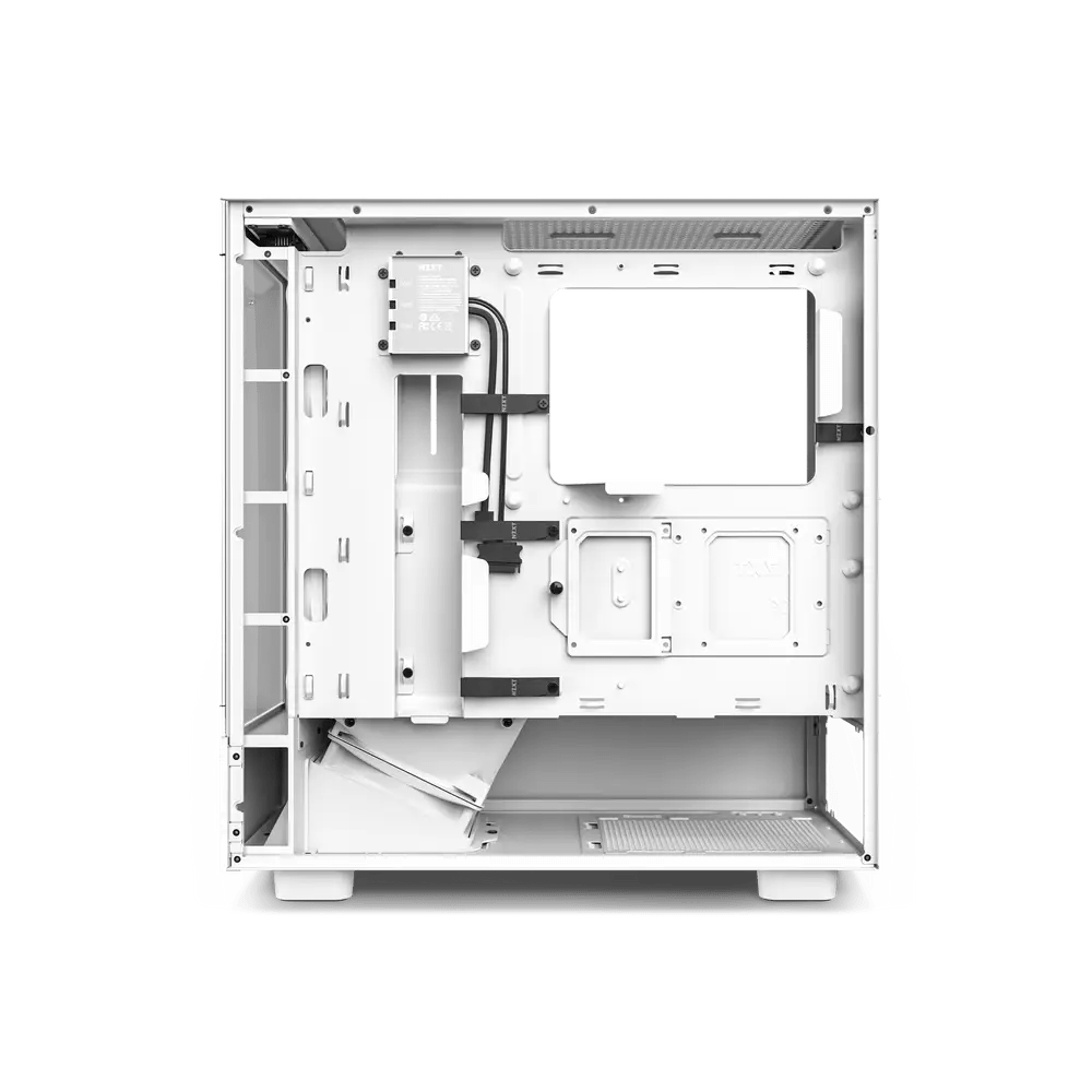 Gabinete NZXT H5 Elite, Midi-Tower, ATX/EATX/Micro-ATX/Mini-ITX, USB 3.0, sin Fuente, 3 Ventiladores Instalados, Blanco