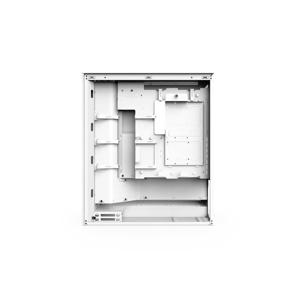 Gabinete NZXT H7 Flow RGB, Midi-Tower, ATX/EATX/Micro-ATX/Mini-ITX, USB 3.0, sin Fuente, 3 Ventiladores Instalados, Blanco