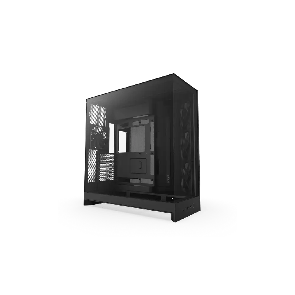 Gabinete NZXT H9 Flow, Midi-Tower, ATX/EATX/Micro-ATX/Mini-ITX, USB 3.0, sin Fuente, 4 Ventiladores Instalados, Negro