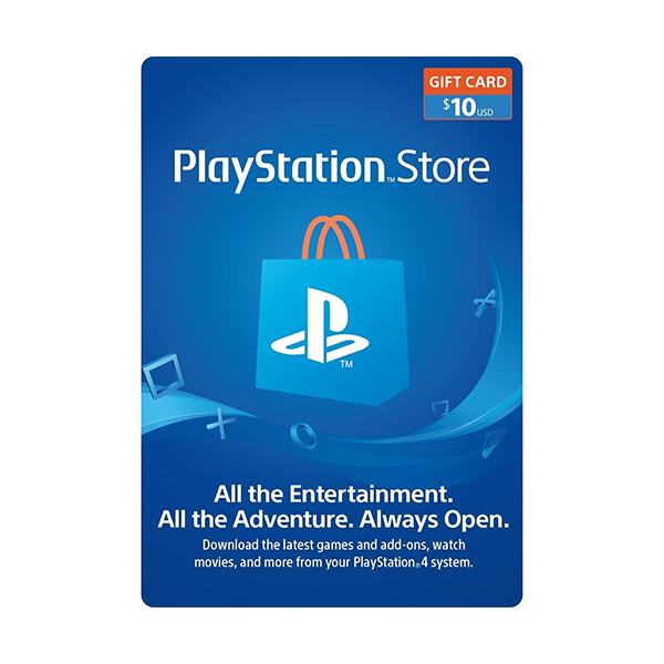 $10 Playstation Plus Ps4 Gift Card Purchase PlayStation
