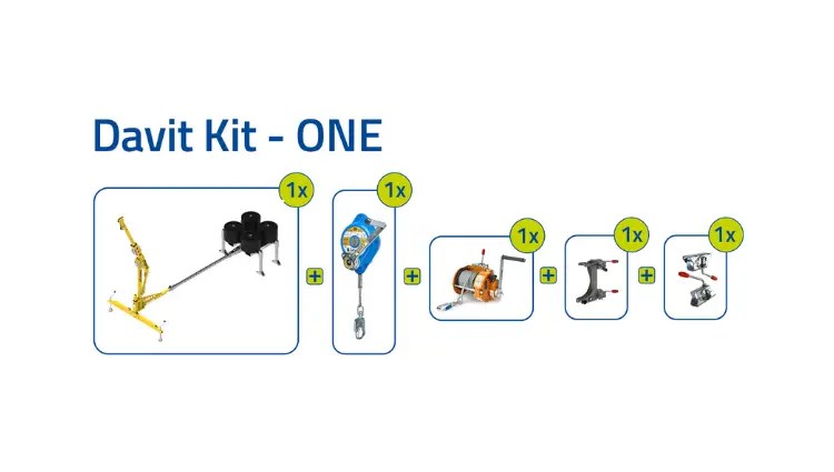Xtirpa 610 Counterweight Davit Arm Kit