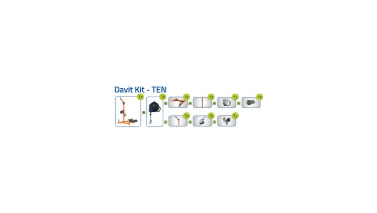 Abtech Counterweight Davit Kit 30073KIT