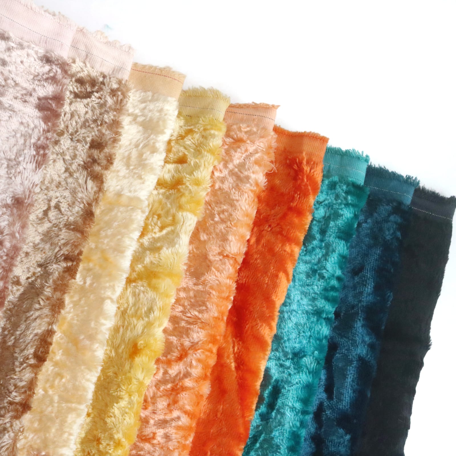 Fuzzy shiny viscose fabric for teddy bear A33 - Teddy Supplies