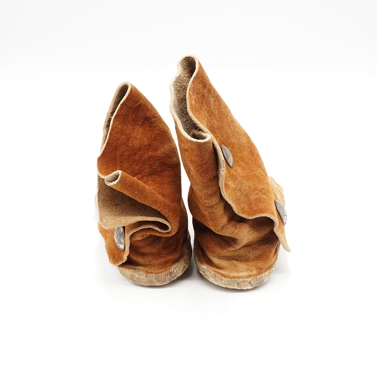 Vintage Womens Navajo Moccasins – Tres Estrellas Taos
