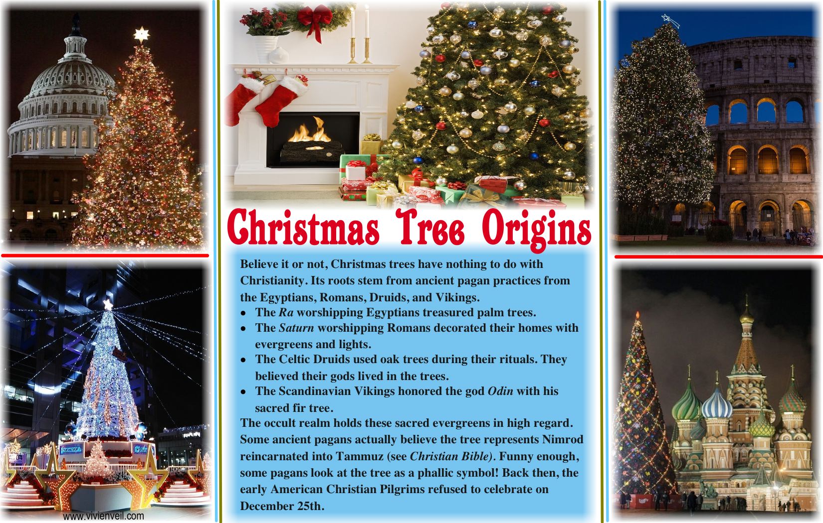 The Christmas Tree From Pagan Origins And Christian Symbolism To Secular Status Abc News