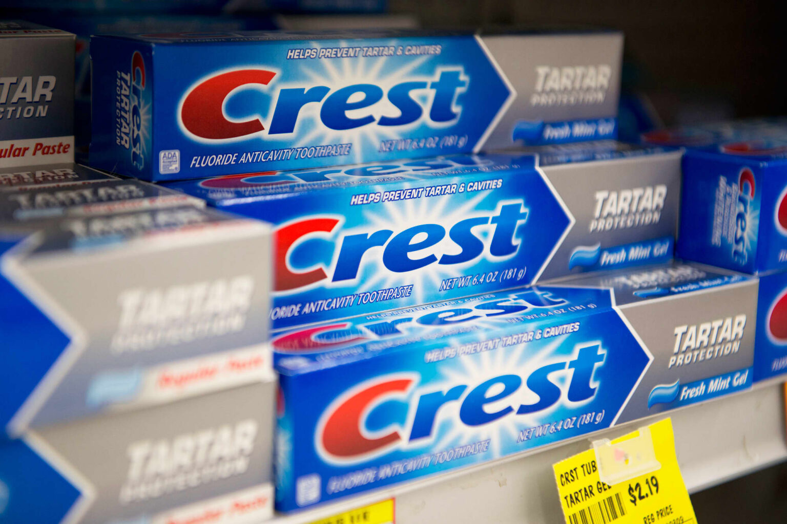 Does crest toothpaste contain pork?