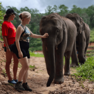 Evelyn in Thailand, summer after tefl