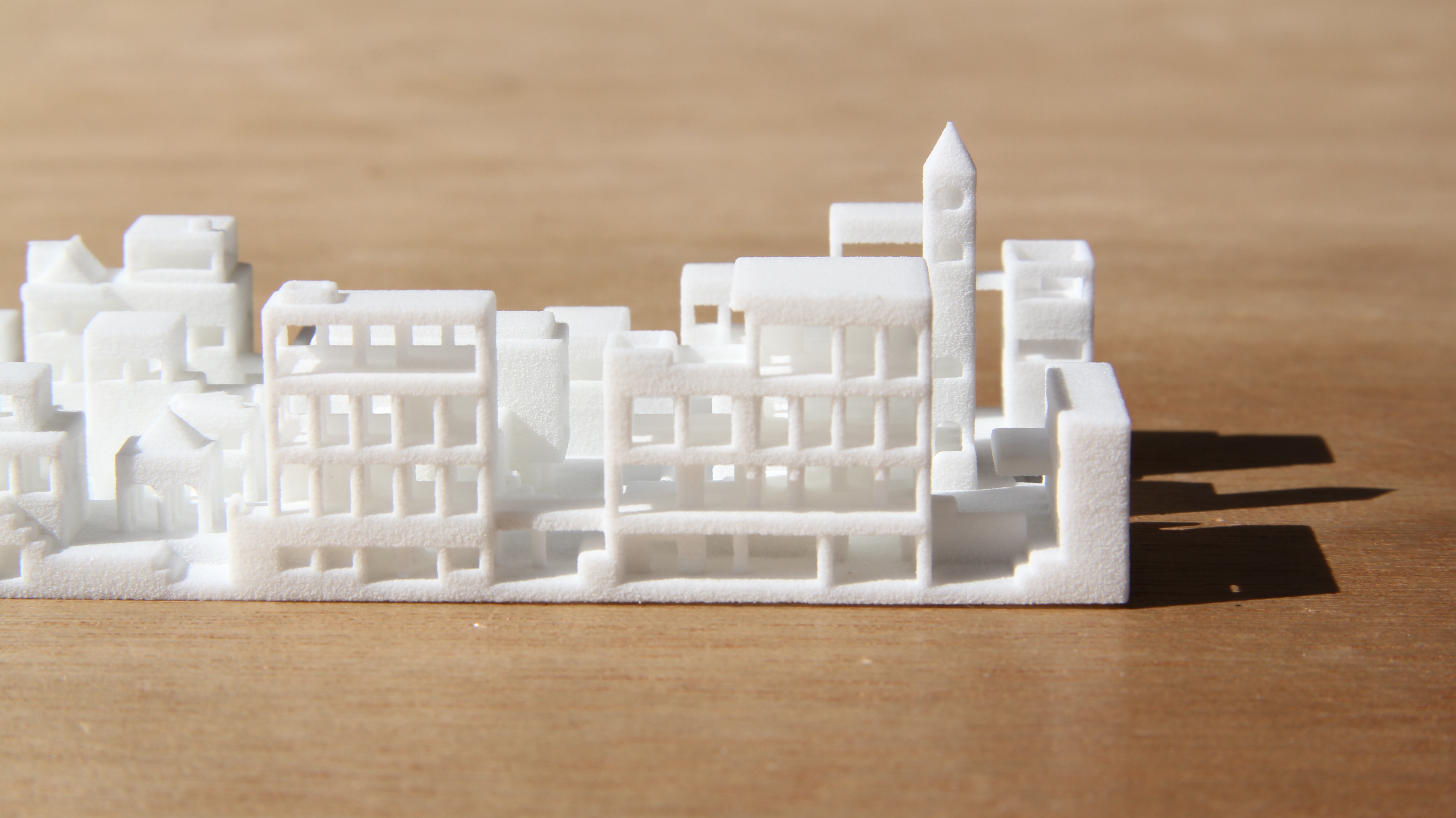 Cityscape close-up