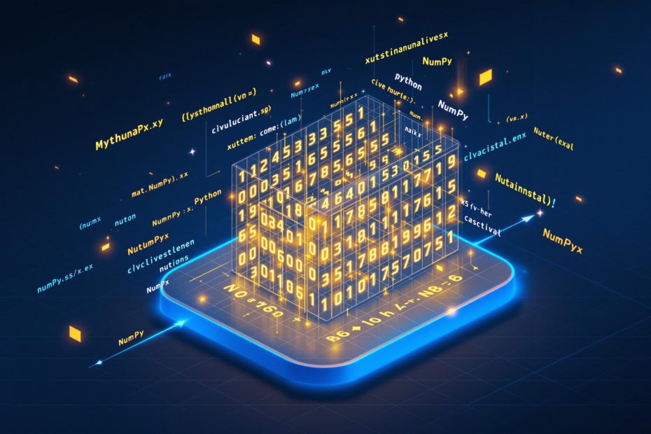 numpy matrix calculations