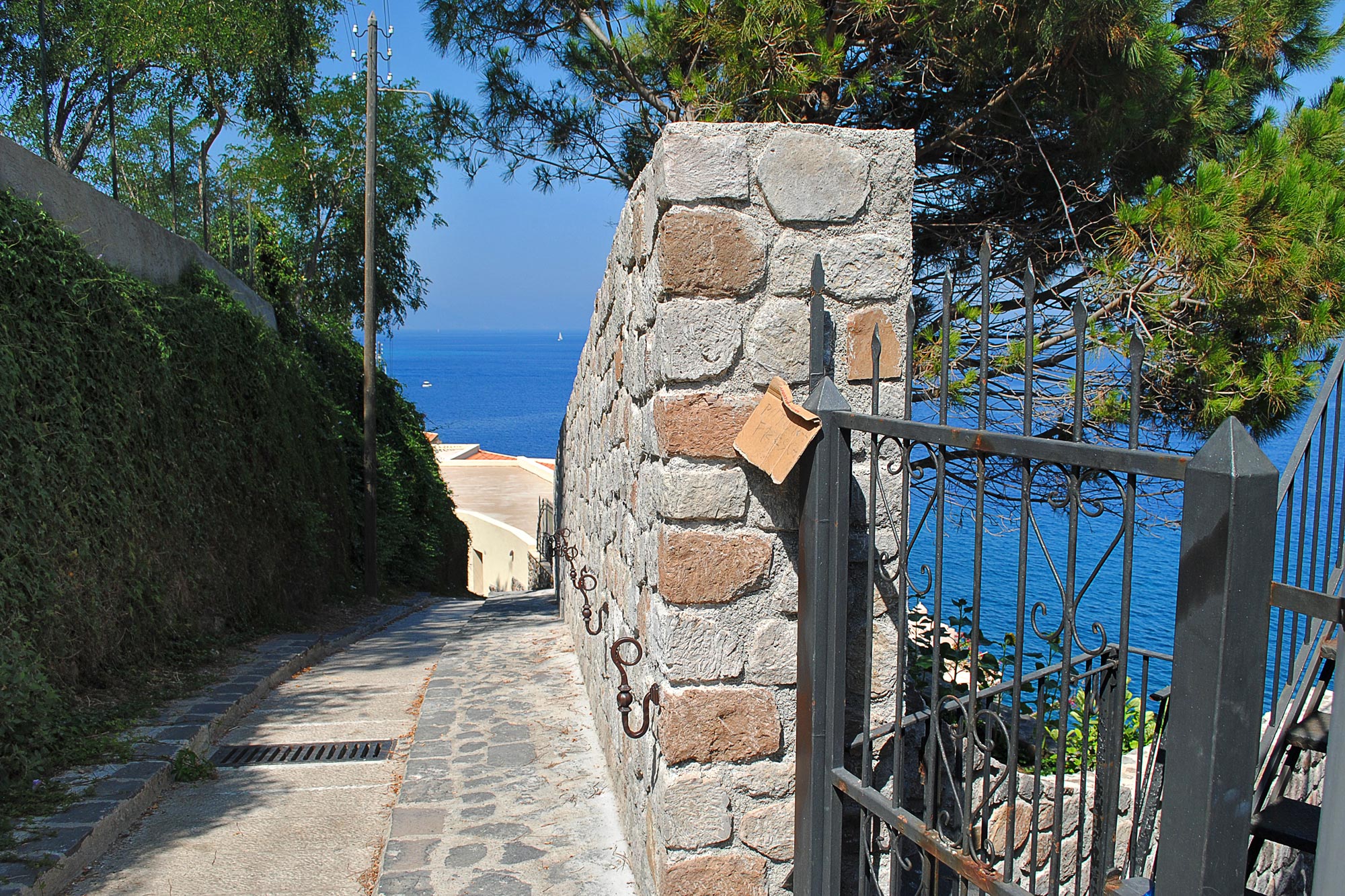 scenic walk down to the beach