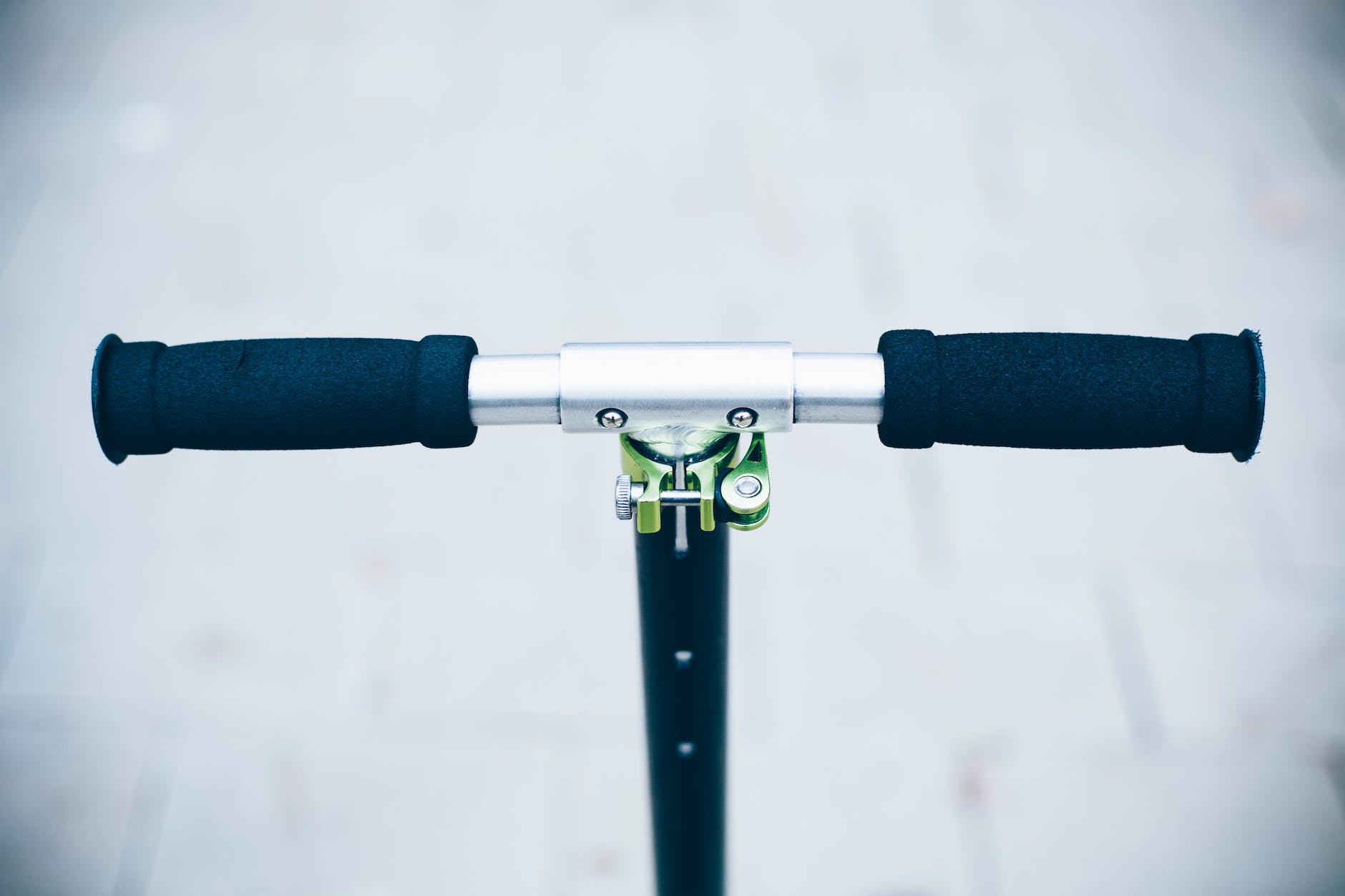 handlebar scooter close up
