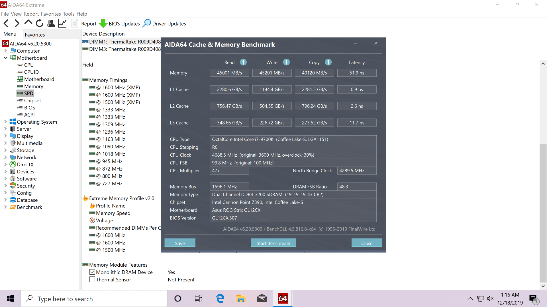 Benchmark TOUGHRAM RGB