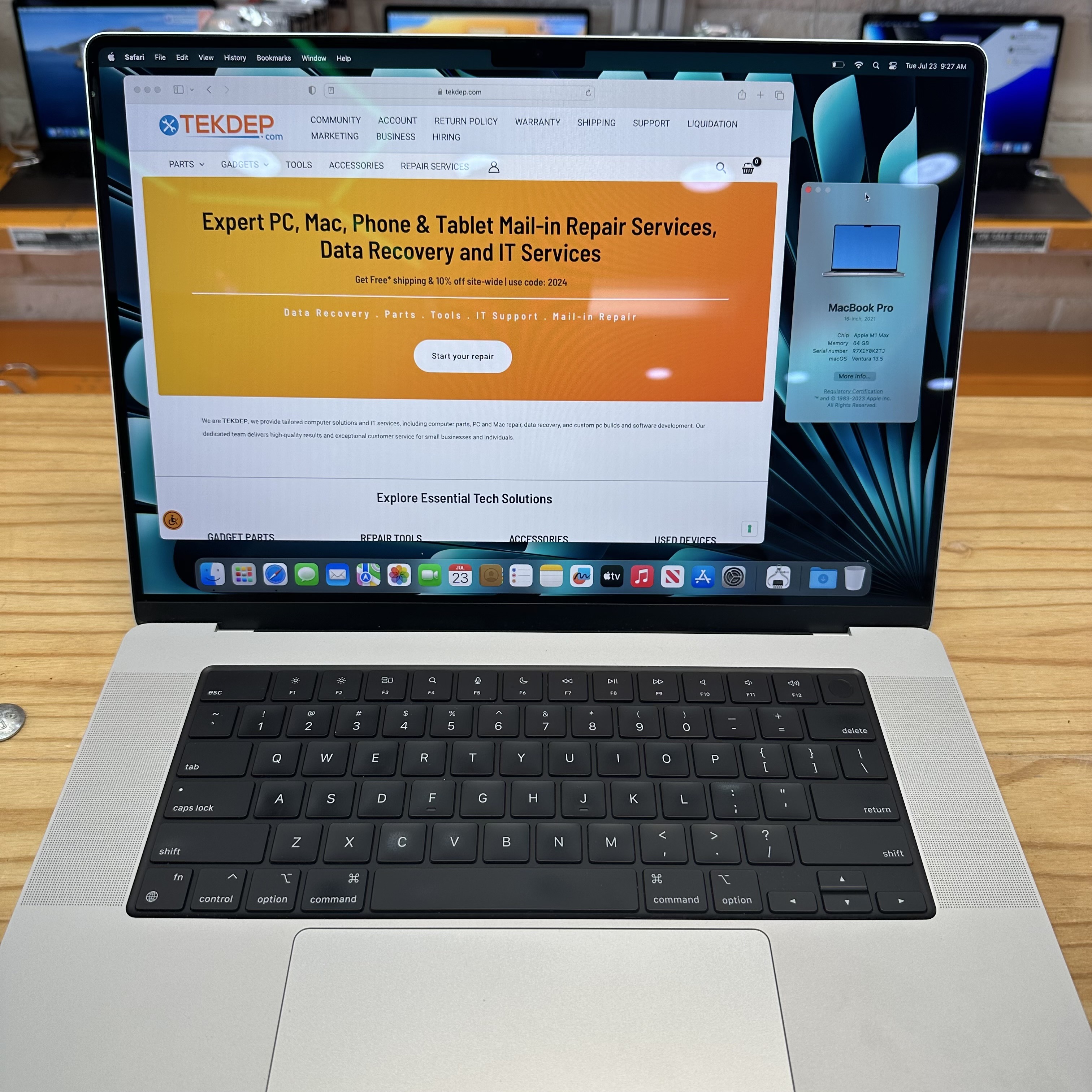 Used 2023 Model 16 MacBook Pro ( M2 Pro ) 16GB 512GB Touch
