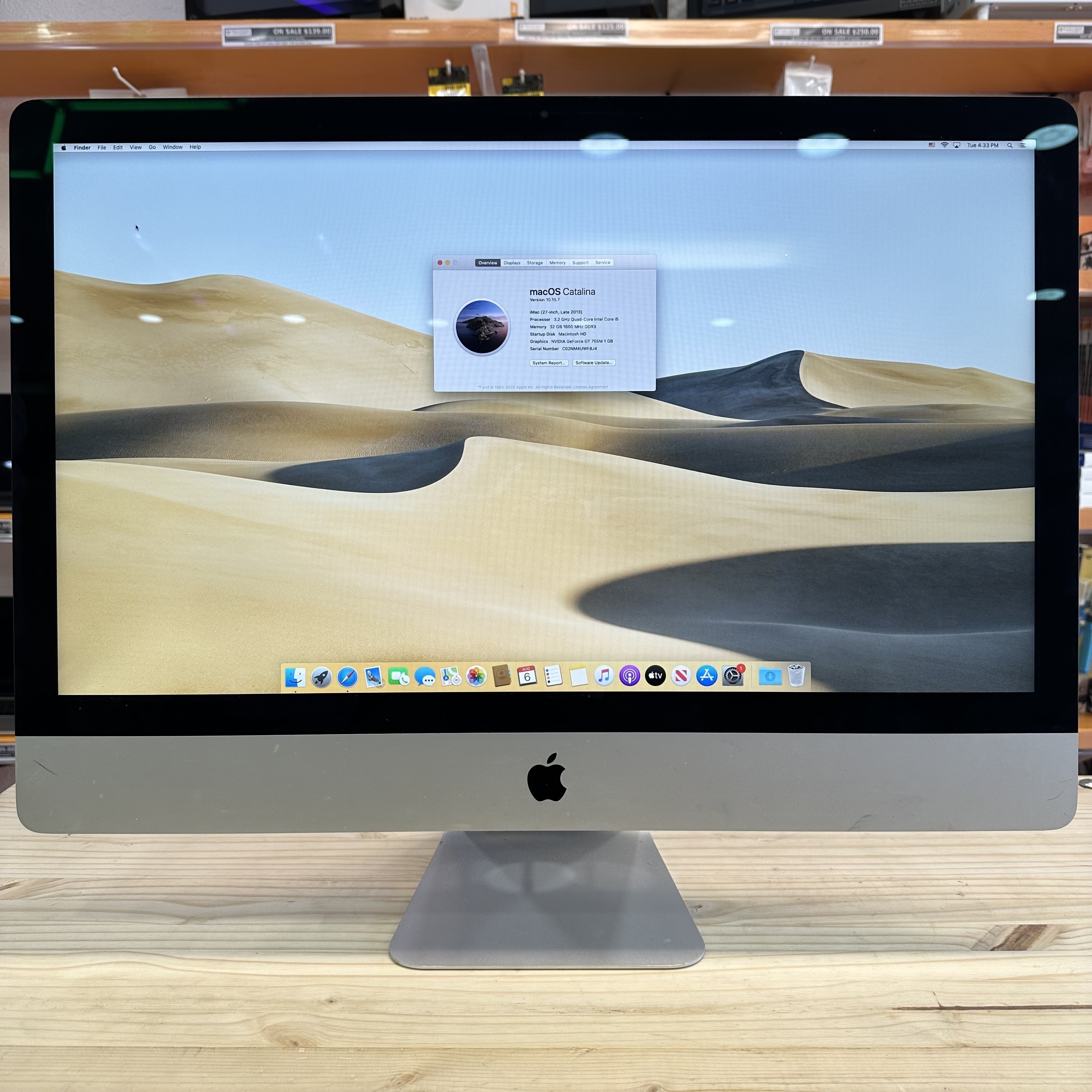 Apple iMac 27-inch Late2013、ジャンク ジャンク iMac 27インチ（Late 2013） Core i5 3.4GHz/32GB/1TB
