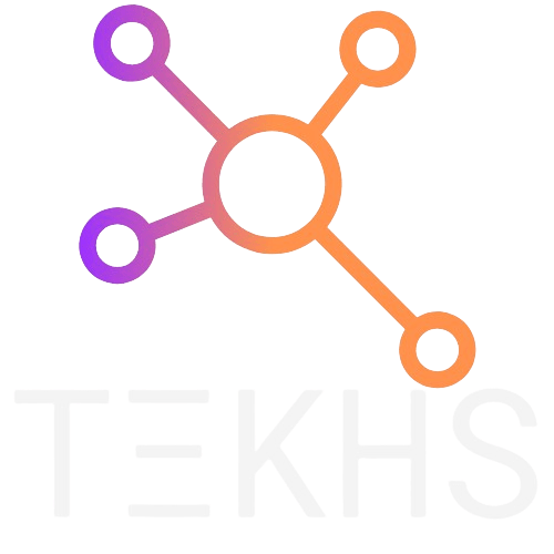 Small Tekhs Logo with white text