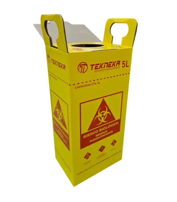 Punzocortante de 5 litros color amarillo