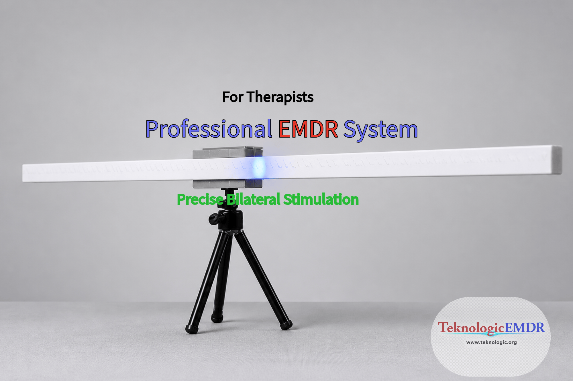 Professional EMDR light bar for visual bilateral stimulation