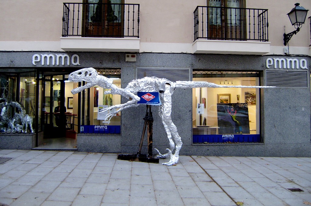 Afuera de la galería emma