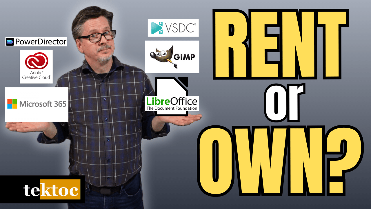Rent or Own? Open source vs subscription software.
