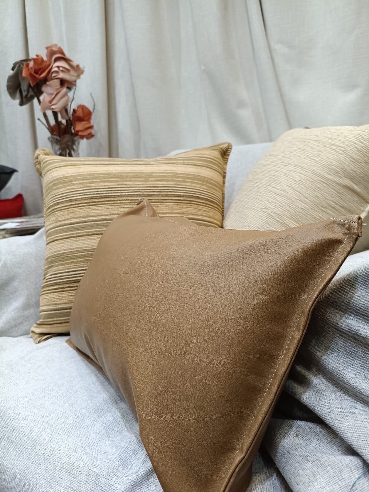 Sillón con funda textil
