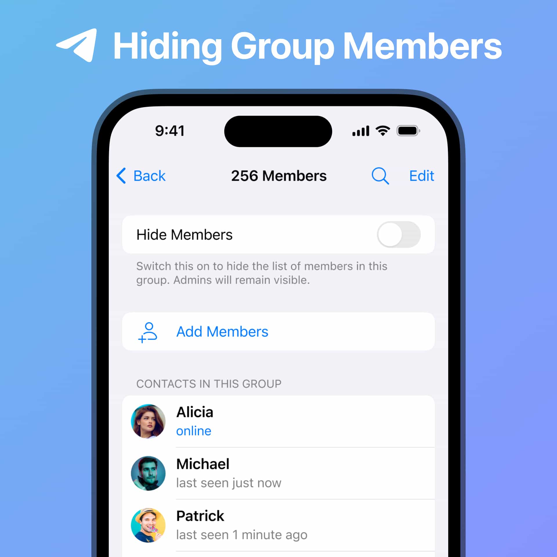 Hidden Media, Zero Storage Usage, New Drawing Tools, Profile Pictures for Your Contacts, and More