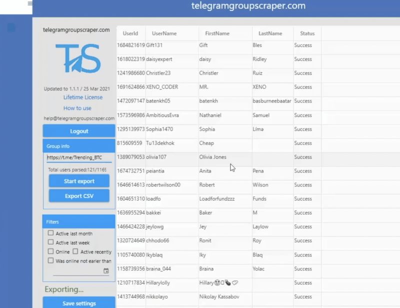 Telegram Group Scraper Download - Premium Gradient Design Gallery - Retina