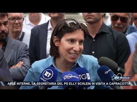 Aree interne, la segretaria del PD Elly Schlein in visita a Capracotta