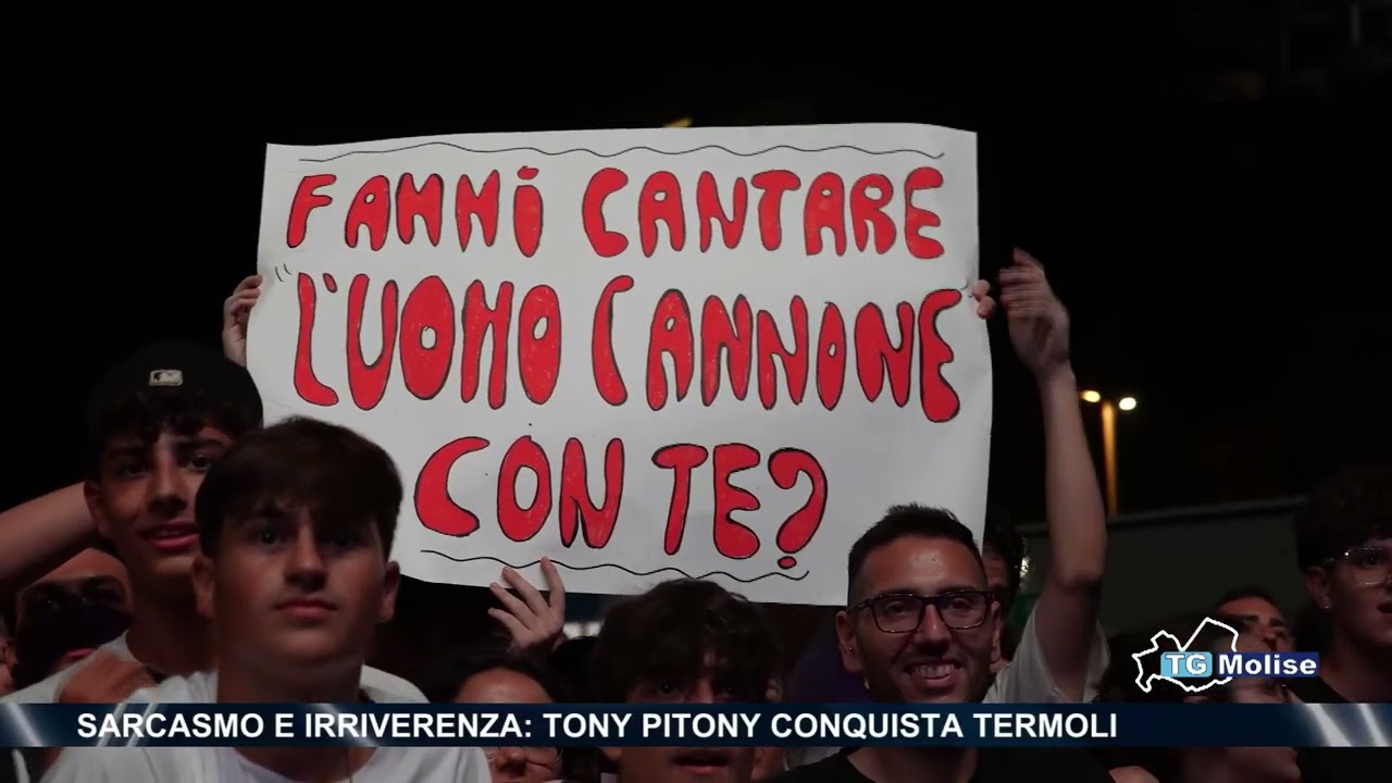 Sarcasmo e irriverenza: Tony Pitony conquista Termoli