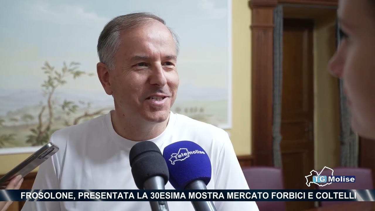 Frosolone, presentata la 30esima Mostra Mercato forbici e coltelli