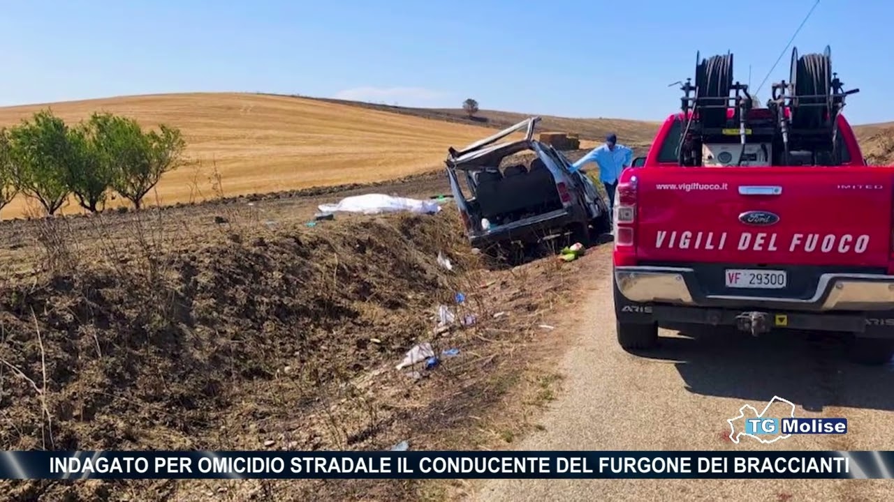 Indagato per omicidio stradale il conducente del furgone dei braccianti