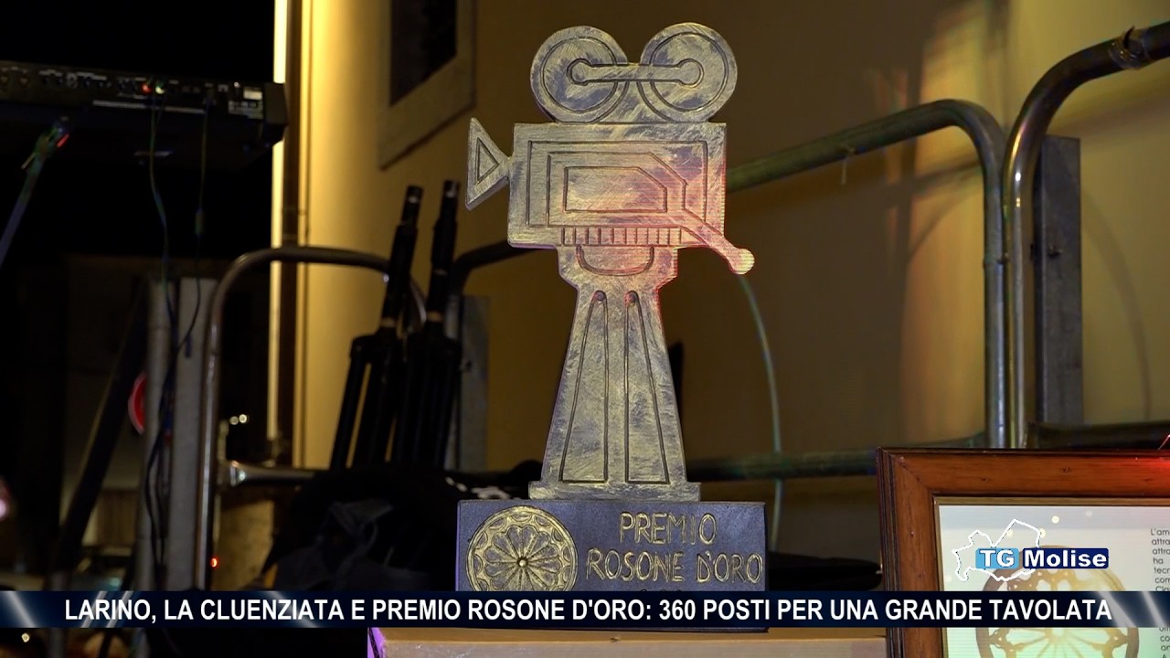Larino, la Cluenziata e premio Rosone d’oro: 360 posti per una grande tavolata